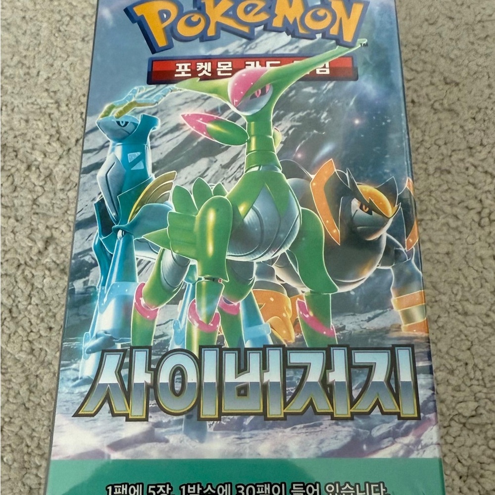 Pokémon card scarlet& violet cyber judge booster 1box sv5m Korean